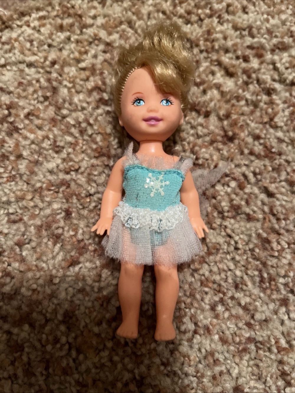 Vintage Barbie Kelly Nutcracker As Snow Fairy 2001